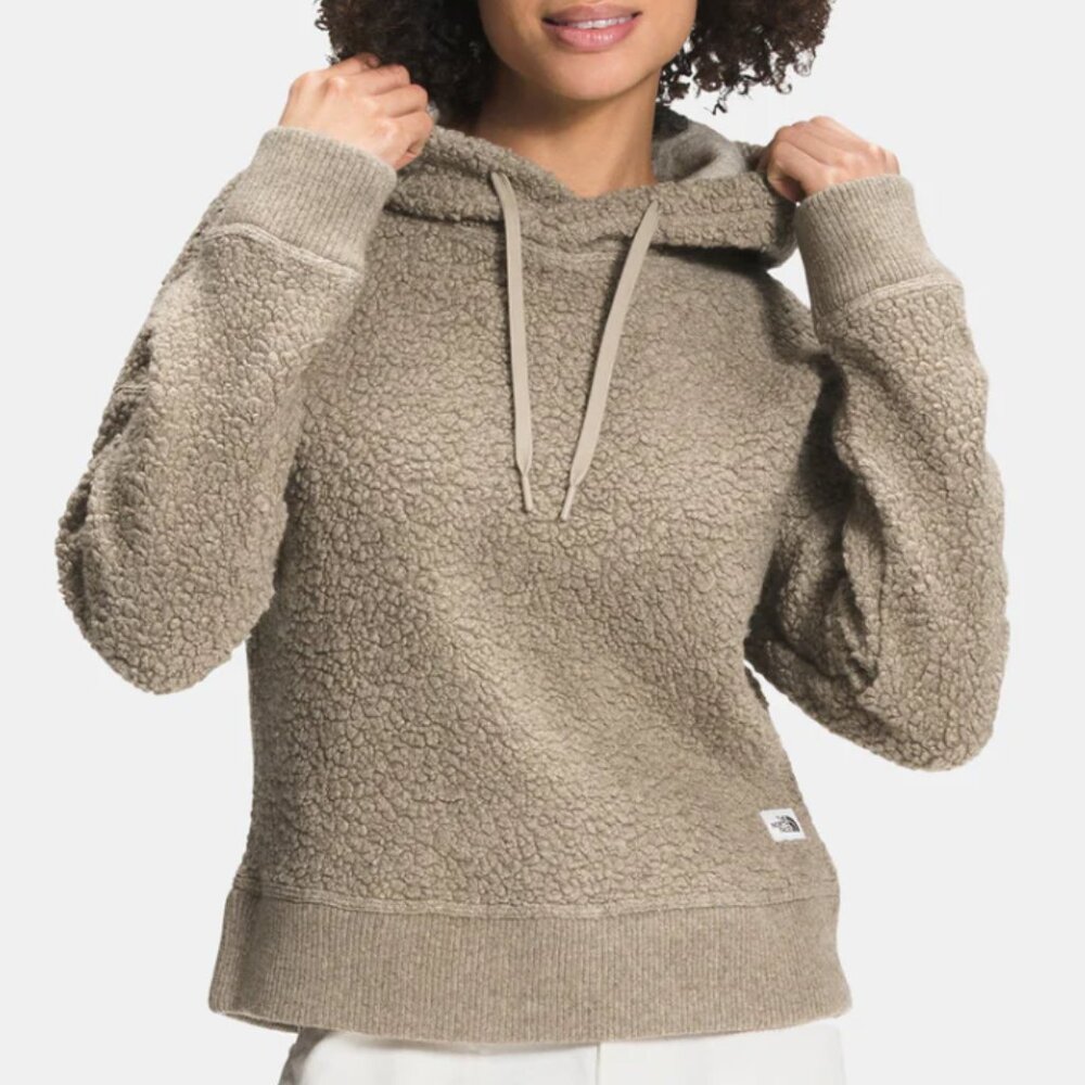 The North Face Women’s Wool Harrison Brown Pullover Hoodie  S